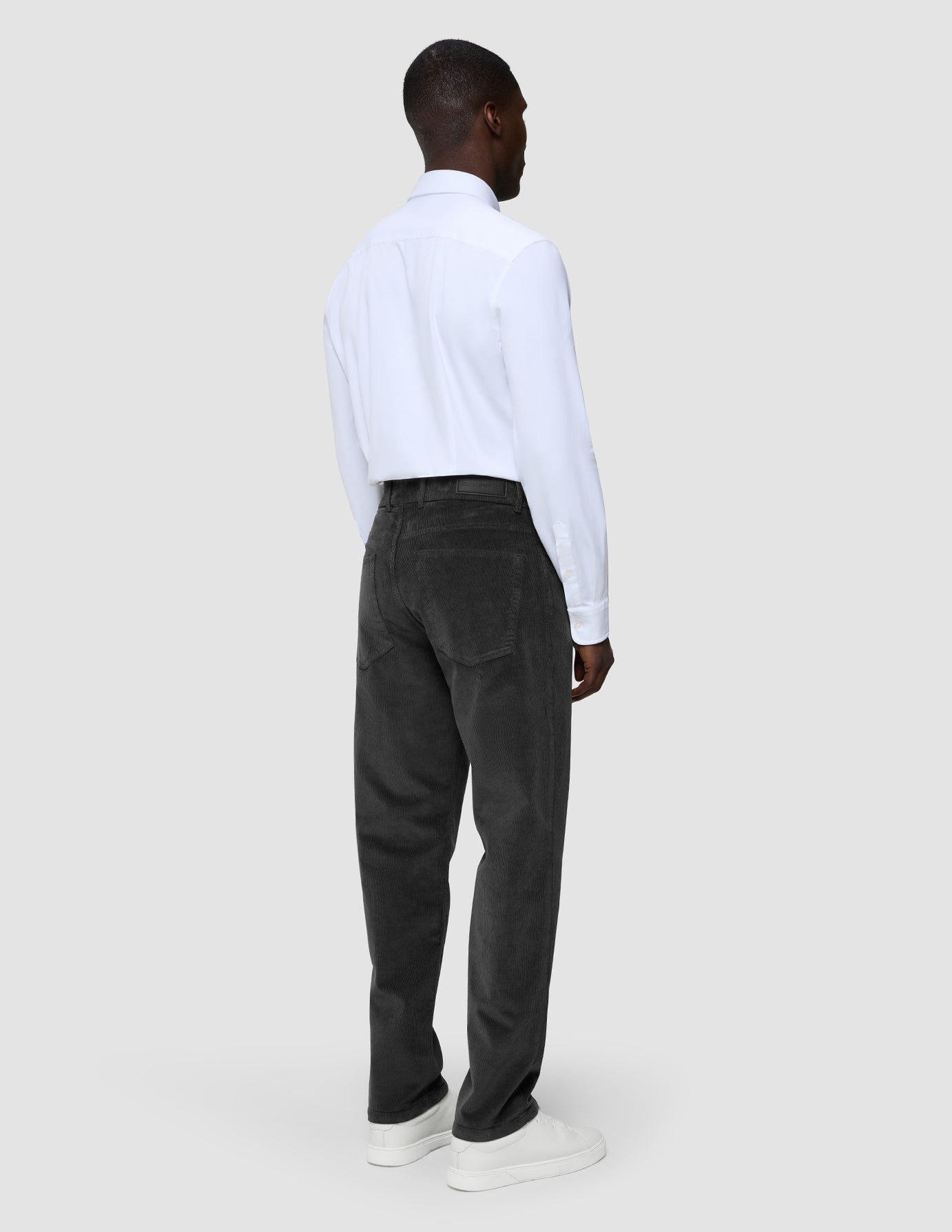 Corduroy Pants Dark Grey